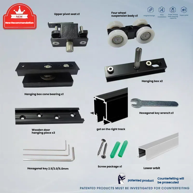 PARTIALLY FOLDING ECONOMICAL WOODEN DOOR ACCESSORIES