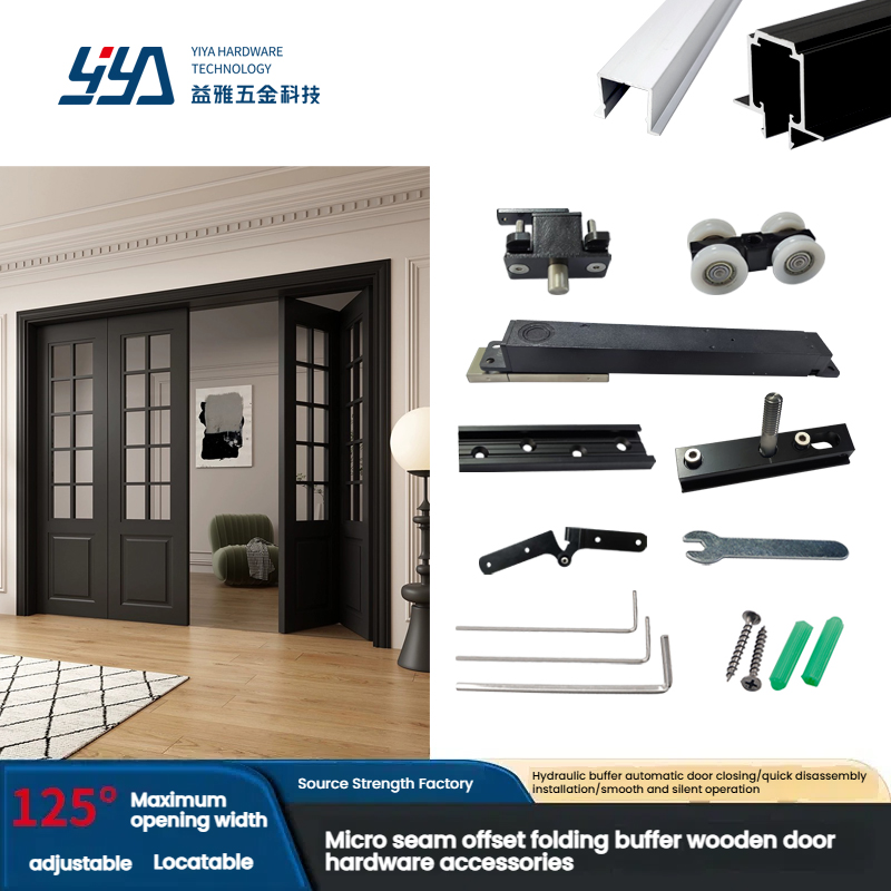 PARTIALLY FOLDING BUFFER WOODEN DOOR ACCESSORIES