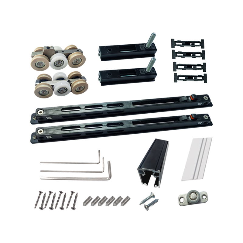 How does the rust-proofing treatment of ultra-load-bearing glass door hardware accessories enhance durability in humid environments?