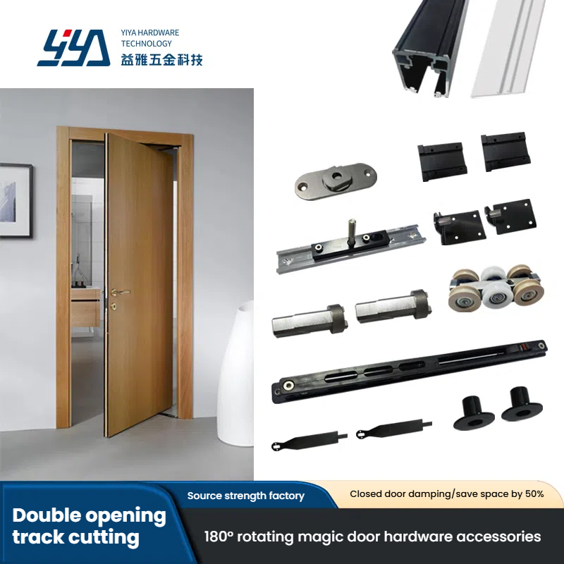 What door weights and thicknesses are compatible with magic wooden door hardware accessories?