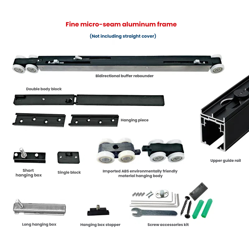 POCKET DOOR BOUTIQUE MICRO-SEAM WOODEN DOOR HARDWARE ACCESSORIES