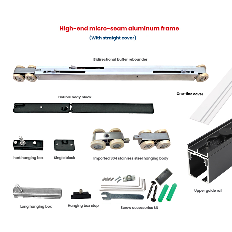 HIGH-END MICRO-SEAM ALUMINUM FRAME DOOR ACCESSORIES