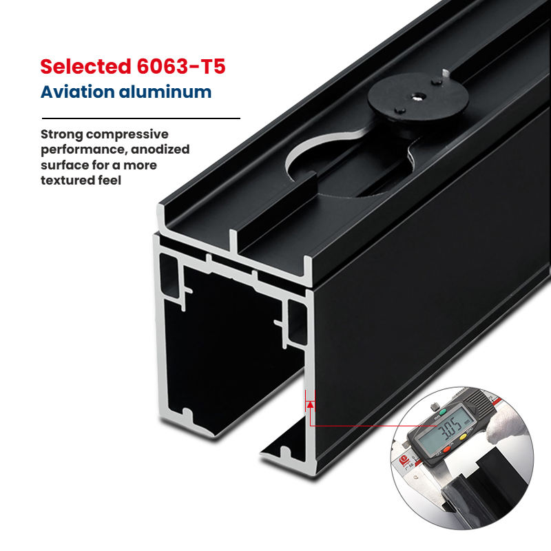 FINE MICRO-SEAM ALUMINUM FRAME DOOR ACCESSORIES