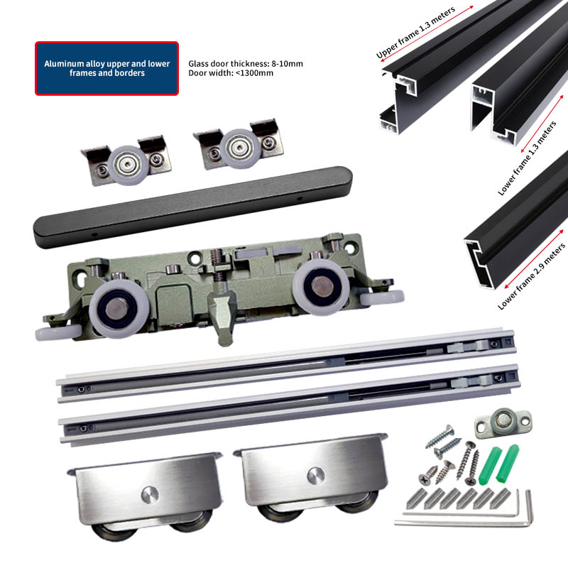 Sliding Ghost Door Aluminum Frame Door Hardware Accessories