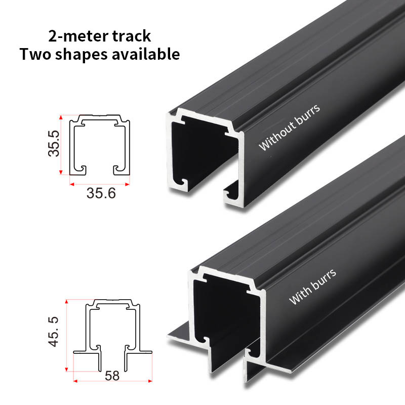 Micro-Gap Track Tower Door Aluminum Frame Door Hardware Accessories