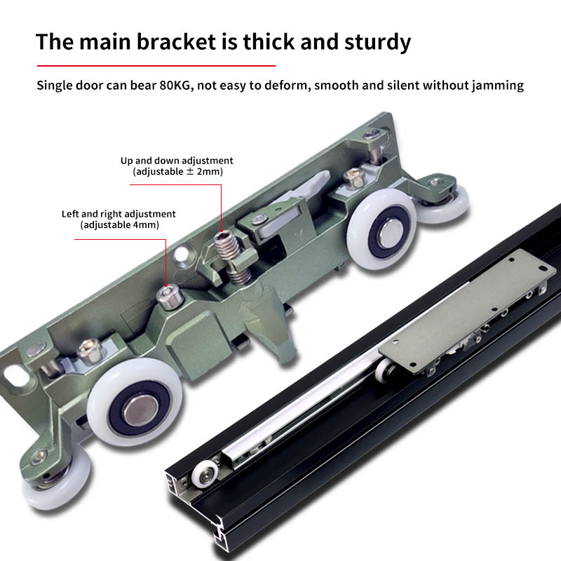 Sliding Ghost Door Aluminum Frame Door Hardware Accessories