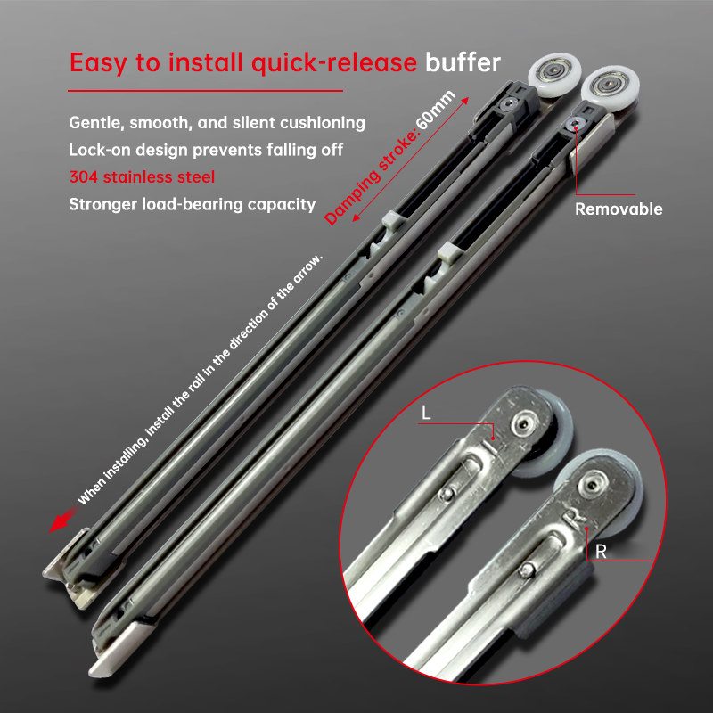 Third Generation Sliding Ghost Door Wooden Door Hardware Accessories