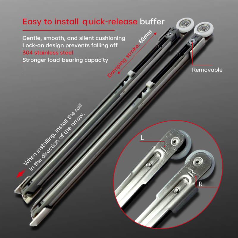 Third Generation Sliding Ghost Door Aluminum Frame Hardware Accessories