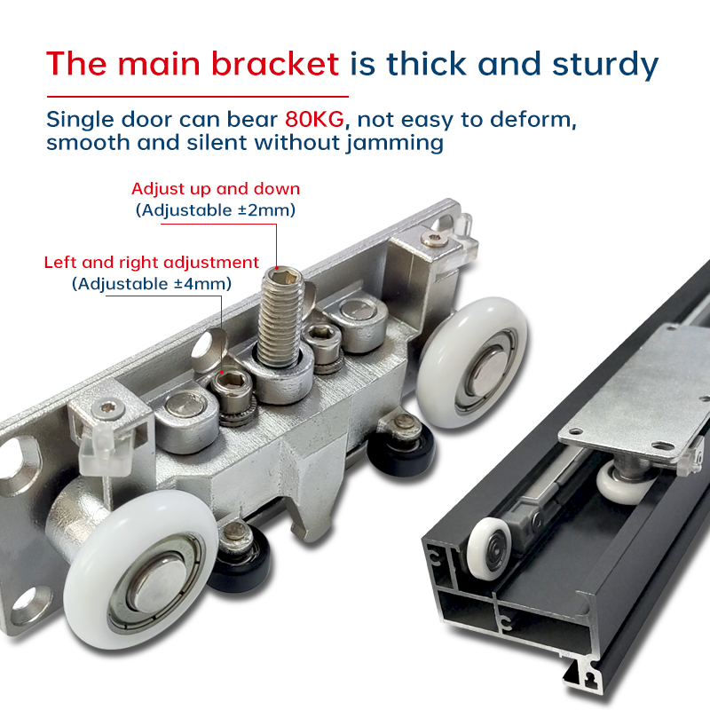 Third Generation Sliding Ghost Door Aluminum Frame Hardware Accessories