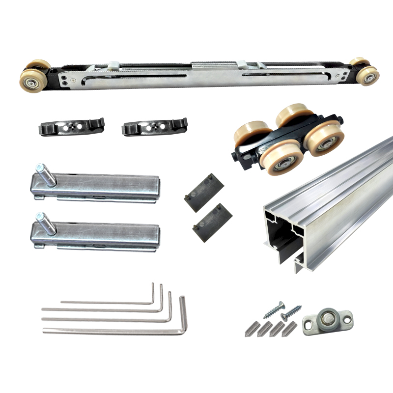 Micro-Gap Quick-Release Hanging Wheel Aluminum Frame Door Hardware