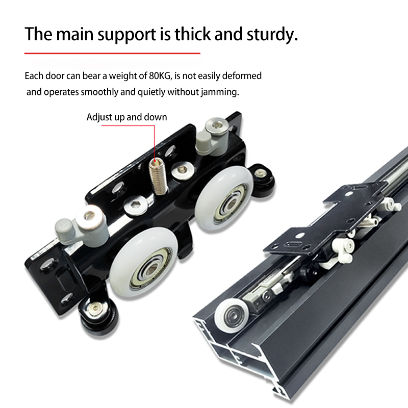 Fourth-Generation Ghost Door Aluminum Frame Hardware Accessories