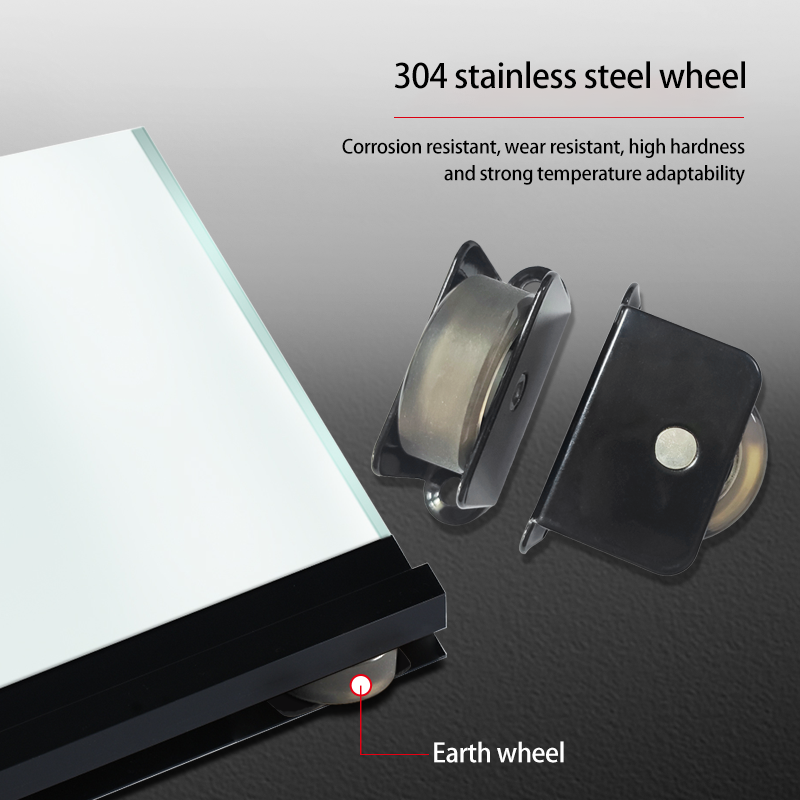 Fourth-Generation Ghost Door Aluminum Frame Hardware Accessories