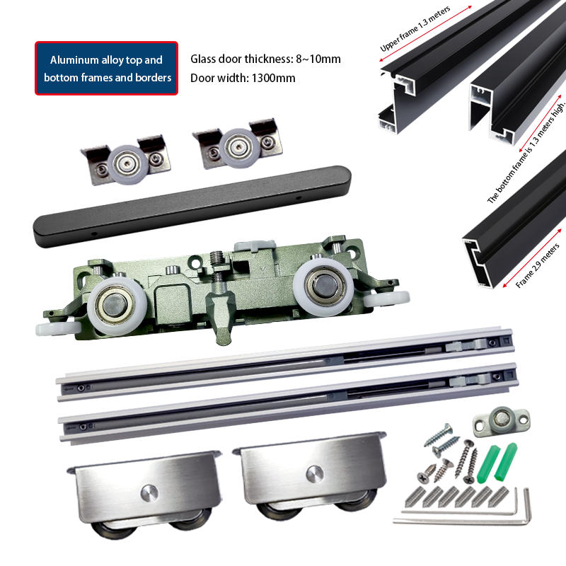 Sliding Ghost Door Aluminum Frame Door Hardware Accessories