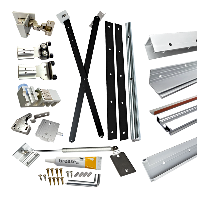 Single-Opening Revolving Door Hardware Accessories