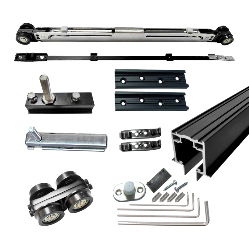 Micro-Slit Quick-Release Hanging Wheel Pocket Door Wooden Door Hardware Accessories