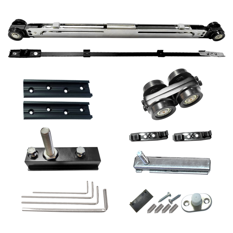 Micro-Slit Quick-Release Hanging Wheel Pocket Door Wooden Door Hardware Accessories