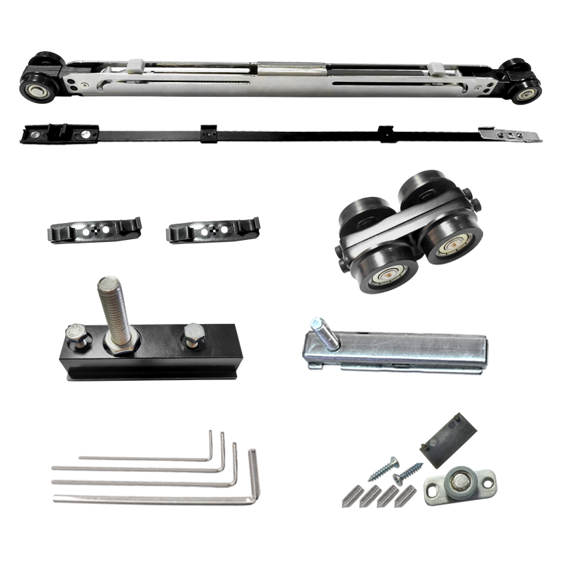 Micro-Seam Quick-Release Hanging Wheel Pocket Door Aluminum Frame Hardware Accessories