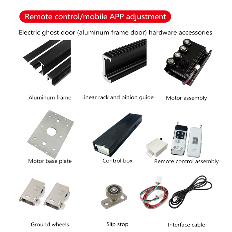 Electric Ghost Door (Aluminum Frame Door) Hardware Accessories
