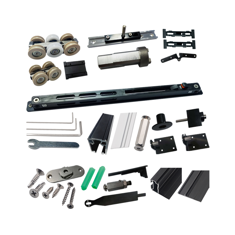 How can we reduce the noise when opening and closing the door when designing hardware accessories for super load-bearing folding wooden doors?