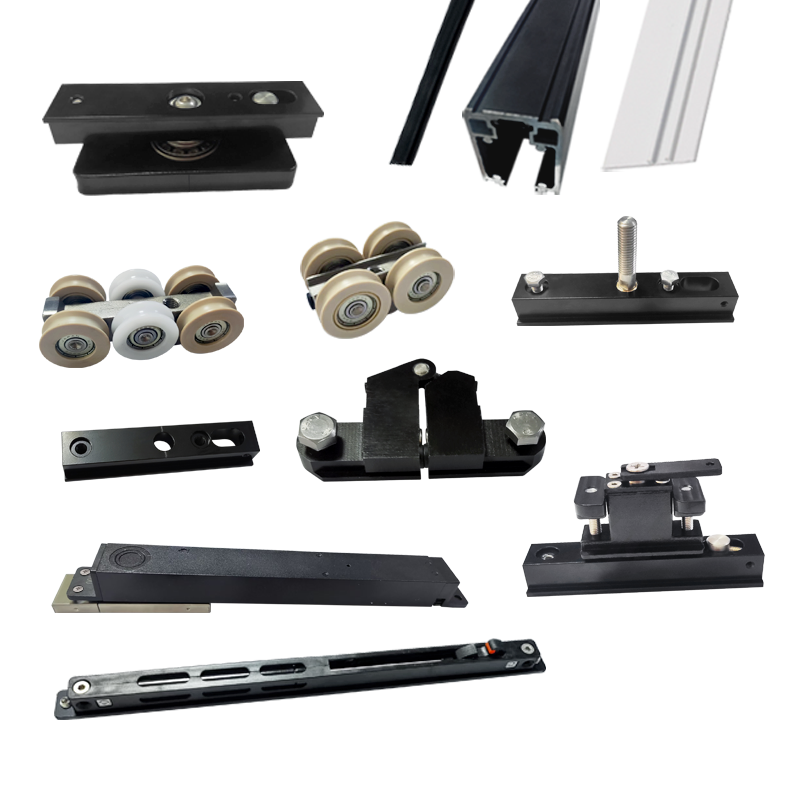 Heavy-Duty Side-Folding Aluminum Frame Door Hardware Accessories