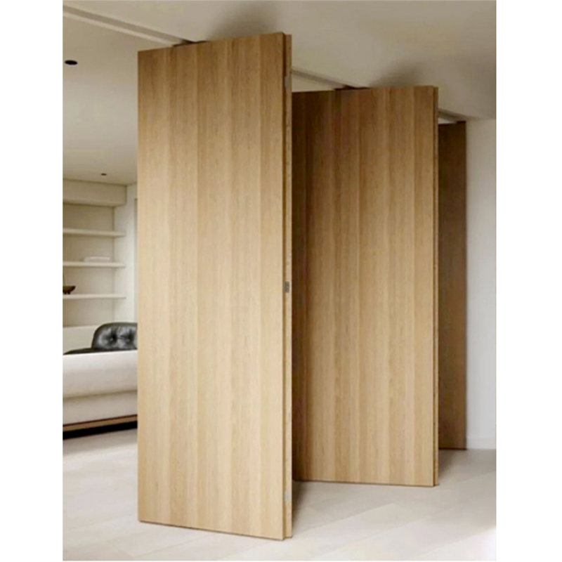 How can the cushioning mechanism of super-load-bearing folding wooden door hardware accessories be optimized to reduce the impact of closing?